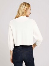 Kurzer Cardigan mit Bio-Baumwolle - Frauen - Whisper White Kurzer Cardigan mit Bio-Baumwolle - Frauen - Whisper White - 2 - TOM TAILOR