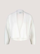 Kurzer Cardigan mit Bio-Baumwolle - Frauen - Whisper White Kurzer Cardigan mit Bio-Baumwolle - Frauen - Whisper White - 7 - TOM TAILOR