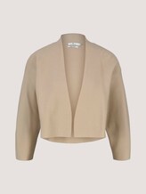 Kurzer Cardigan mit Bio-Baumwolle - Frauen - desert linen Kurzer Cardigan mit Bio-Baumwolle - Frauen - desert linen - 7 - TOM TAILOR