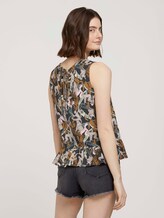 Ärmellose Bluse mit LENZING™ ECOVERO™ - Frauen - abstract monkey print Ärmellose Bluse mit LENZING™ ECOVERO™ - Frauen - abstract monkey print - 2 - TOM TAILOR Denim