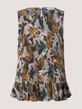 Ärmellose Bluse mit LENZING™ ECOVERO™ - Frauen - abstract monkey print Ärmellose Bluse mit LENZING™ ECOVERO™ - Frauen - abstract monkey print - 7 - TOM TAILOR Denim