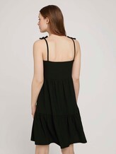 Jersey Minikleid mit Schleifendetail - Frauen - deep black Jersey Minikleid mit Schleifendetail - Frauen - deep black - 2 - TOM TAILOR Denim