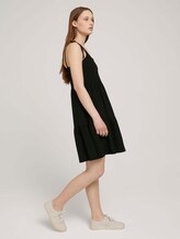 Jersey Minikleid mit Schleifendetail - Frauen - deep black Jersey Minikleid mit Schleifendetail - Frauen - deep black - 3 - TOM TAILOR Denim