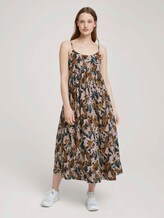 Gemustertes Midikleid mit Bio-Baumwolle - Frauen - abstract monkey print Gemustertes Midikleid mit Bio-Baumwolle - Frauen - abstract monkey print - 1 - TOM TAILOR Denim