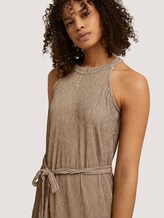 Gestreiftes Neckholder Maxikleid - Frauen - beige black structured stripe Gestreiftes Neckholder Maxikleid - Frauen - beige black structured stripe - 9 - TOM TAILOR Denim