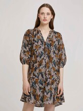 Gemustertes Mini Tunika-Kleid - Frauen - abstract monkey print Gemustertes Mini Tunika-Kleid - Frauen - abstract monkey print - 1 - TOM TAILOR Denim