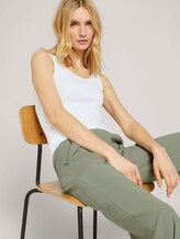 Basic Top - Frauen - Whisper White Basic Top - Frauen - Whisper White - 5 - TOM TAILOR