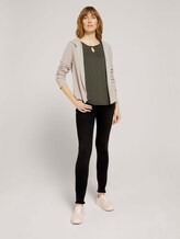 T-Shirt mit Knotendetail - Frauen - Grape Leaf Green T-Shirt mit Knotendetail - Frauen - Grape Leaf Green - 3 - TOM TAILOR
