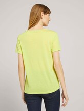 T-Shirt mit Knotendetail - Frauen - celery ice T-Shirt mit Knotendetail - Frauen - celery ice - 2 - TOM TAILOR