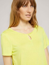 T-Shirt mit Knotendetail - Frauen - celery ice T-Shirt mit Knotendetail - Frauen - celery ice - 9 - TOM TAILOR