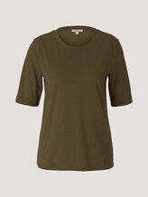T-Shirt mit feinem Print - Frauen - Grape Leaf Green T-Shirt mit feinem Print - Frauen - Grape Leaf Green - 7 - TOM TAILOR