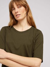 T-Shirt mit feinem Print - Frauen - Grape Leaf Green T-Shirt mit feinem Print - Frauen - Grape Leaf Green - 9 - TOM TAILOR
