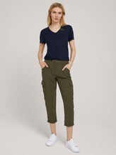 Basic T-Shirt mit Lyocell - Frauen - Sky Captain Blue Basic T-Shirt mit Lyocell - Frauen - Sky Captain Blue - 3 - TOM TAILOR