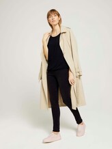 Elastisches T-Shirt mit Strukturmuster - Frauen - deep black Elastisches T-Shirt mit Strukturmuster - Frauen - deep black - 3 - TOM TAILOR