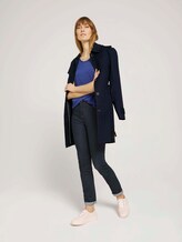 Elastisches T-Shirt mit Strukturmuster - Frauen - anemone blue Elastisches T-Shirt mit Strukturmuster - Frauen - anemone blue - 3 - TOM TAILOR