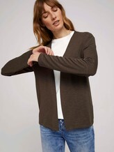 Basic Shirt Cardigan - Frauen - Grape Leaf Green Basic Shirt Cardigan - Frauen - Grape Leaf Green - 5 - TOM TAILOR