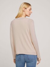Basic Shirt Cardigan - Frauen - Linen White Basic Shirt Cardigan - Frauen - Linen White - 2 - TOM TAILOR