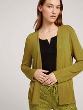 Basic Shirt Cardigan - Frauen - gecko green Basic Shirt Cardigan - Frauen - gecko green - 5 - TOM TAILOR