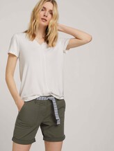 T-Shirt mit LENZING™ ECOVERO™ - Frauen - Whisper White T-Shirt mit LENZING™ ECOVERO™ - Frauen - Whisper White - 5 - TOM TAILOR