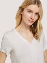 T-Shirt mit LENZING™ ECOVERO™ - Frauen - Whisper White T-Shirt mit LENZING™ ECOVERO™ - Frauen - Whisper White - 9 - TOM TAILOR