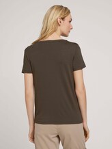 T-Shirt mit LENZING™ ECOVERO™ - Frauen - Grape Leaf Green T-Shirt mit LENZING™ ECOVERO™ - Frauen - Grape Leaf Green - 2 - TOM TAILOR