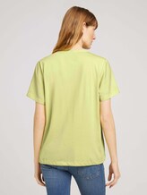 T-Shirt mit TENCEL™ und Tunnelzug - Frauen - celery ice T-Shirt mit TENCEL™ und Tunnelzug - Frauen - celery ice - 2 - TOM TAILOR