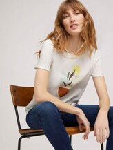 T-shirt met print - Vrouwen - Whisper White T-shirt met print - Vrouwen - Whisper White - 5 - TOM TAILOR