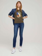 T-Shirt mit Bio-Baumwolle - Frauen - Grape Leaf Green T-Shirt mit Bio-Baumwolle - Frauen - Grape Leaf Green - 3 - TOM TAILOR