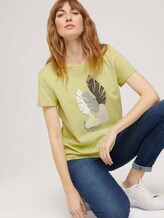 T-Shirt mit Bio-Baumwolle - Frauen - celery ice T-Shirt mit Bio-Baumwolle - Frauen - celery ice - 5 - TOM TAILOR