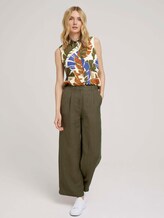Ärmellose Hemdbluse - Frauen - multicolor botanical design Ärmellose Hemdbluse - Frauen - multicolor botanical design - 3 - TOM TAILOR