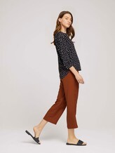 3/4 Arm Bluse mit TENCEL™ - Frauen - black geometrical design 3/4 Arm Bluse mit TENCEL™ - Frauen - black geometrical design - 5 - TOM TAILOR