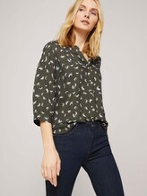 3/4 Arm Bluse mit TENCEL™ - Frauen - khaki small floral design 3/4 Arm Bluse mit TENCEL™ - Frauen - khaki small floral design - 5 - TOM TAILOR