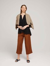 Tunikabluse mit Leinen - Frauen - deep black Tunikabluse mit Leinen - Frauen - deep black - 3 - TOM TAILOR