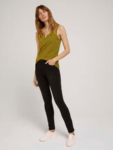 Henley Top mit Bio-Baumwolle - Frauen - gecko green Henley Top mit Bio-Baumwolle - Frauen - gecko green - 3 - TOM TAILOR