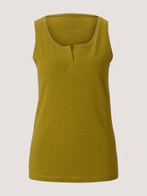 Henley Top mit Bio-Baumwolle - Frauen - gecko green Henley Top mit Bio-Baumwolle - Frauen - gecko green - 7 - TOM TAILOR