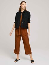 T-Shirt mit V-Ausschnitt - Frauen - Caramel Brown T-Shirt mit V-Ausschnitt - Frauen - Caramel Brown - 3 - TOM TAILOR