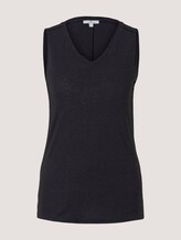 Top mit V-Ausschnitt - Frauen - deep black Top mit V-Ausschnitt - Frauen - deep black - 7 - TOM TAILOR
