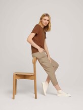 T-Shirt mit Brusttasche - Frauen - Caramel Brown T-Shirt mit Brusttasche - Frauen - Caramel Brown - 5 - TOM TAILOR