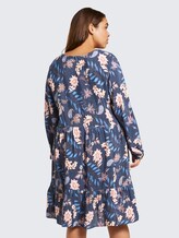 Tunikakleid mit Blumenmuster - Frauen - navy floral design Tunikakleid mit Blumenmuster - Frauen - navy floral design - 2 - My True Me
