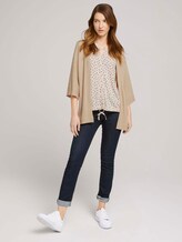 Gemustertes T-Shirt mit TENCEL™ - Frauen - beige geometrical design Gemustertes T-Shirt mit TENCEL™ - Frauen - beige geometrical design - 3 - TOM TAILOR