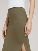 Jersey Midirock mit Schlitz - Frauen - Grape Leaf Green Jersey Midirock mit Schlitz - Frauen - Grape Leaf Green - 10 - TOM TAILOR