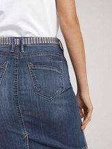 Denim rok met strikceintuur - Vrouwen - Used Mid Stone Blue Denim Denim rok met strikceintuur - Vrouwen - Used Mid Stone Blue Denim - 10 - TOM TAILOR