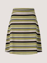 Rock mit strukturiertem Streifenmuster - Frauen - green multicolor stripe Rock mit strukturiertem Streifenmuster - Frauen - green multicolor stripe - 7 - TOM TAILOR