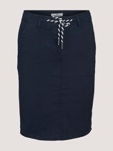 Rock mit Tunnelzug an der Taille - Frauen - Sky Captain Blue Rock mit Tunnelzug an der Taille - Frauen - Sky Captain Blue - 7 - TOM TAILOR