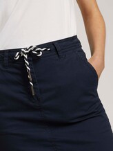 Rock mit Tunnelzug an der Taille - Frauen - Sky Captain Blue Rock mit Tunnelzug an der Taille - Frauen - Sky Captain Blue - 9 - TOM TAILOR