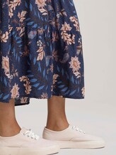 Geprinte maxi rok met volant - Vrouwen - navy floral design Geprinte maxi rok met volant - Vrouwen - navy floral design - 10 - TOM TAILOR