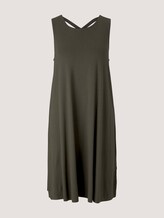 Jersey dress with back details - Women - Grape Leaf Green Jersey dress with back details - Women - Grape Leaf Green - 7 - TOM TAILOR