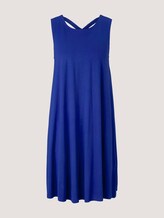 Jersey dress with back details - Women - anemone blue Jersey dress with back details - Women - anemone blue - 7 - TOM TAILOR