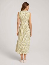 Ärmelloses Midikleid mit Print - Frauen - green watercolor stripe Ärmelloses Midikleid mit Print - Frauen - green watercolor stripe - 2 - TOM TAILOR