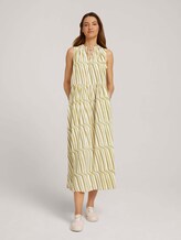 Ärmelloses Midikleid mit Print - Frauen - green watercolor stripe Ärmelloses Midikleid mit Print - Frauen - green watercolor stripe - 5 - TOM TAILOR
